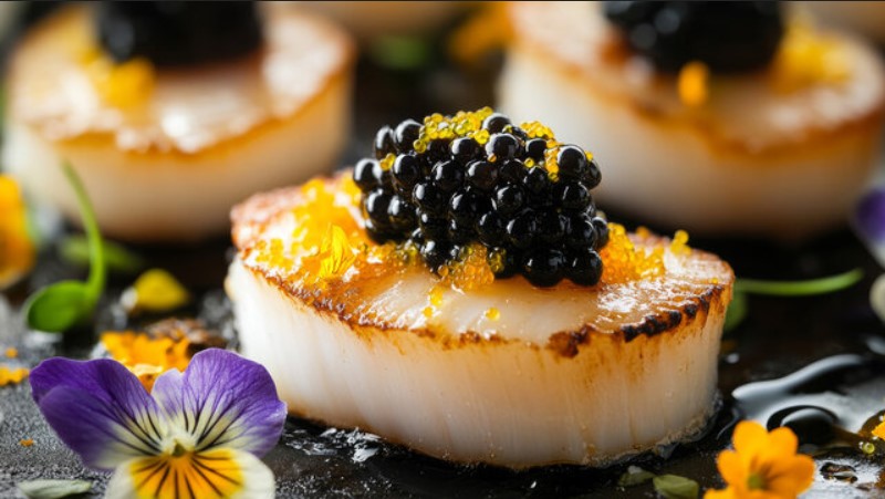 Pearls of the Sea: 10 Recipes with Scallops and Caviar That Wow