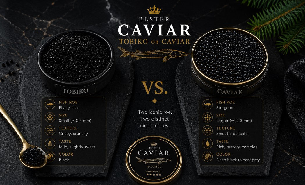 Tobiko or Caviar? Choosing the Perfect Garnish for Your Gourmet Dishes