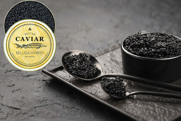 Beluga Hybrid Caviar - Malossol, Farm Raised