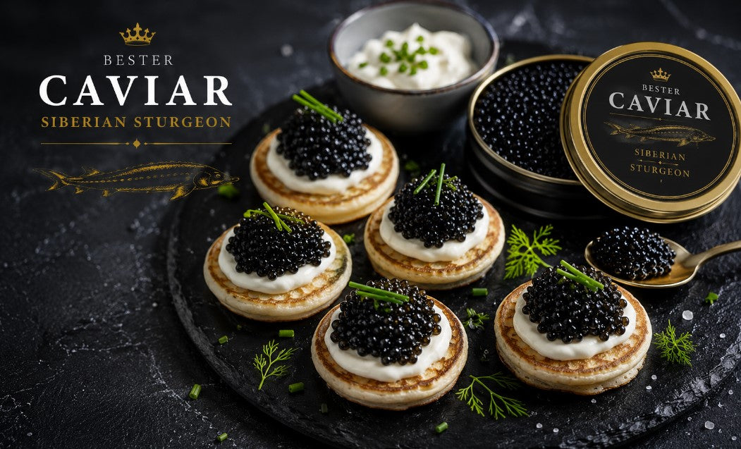 Blinis and Caviar - Best Recipes by Bester Caviar