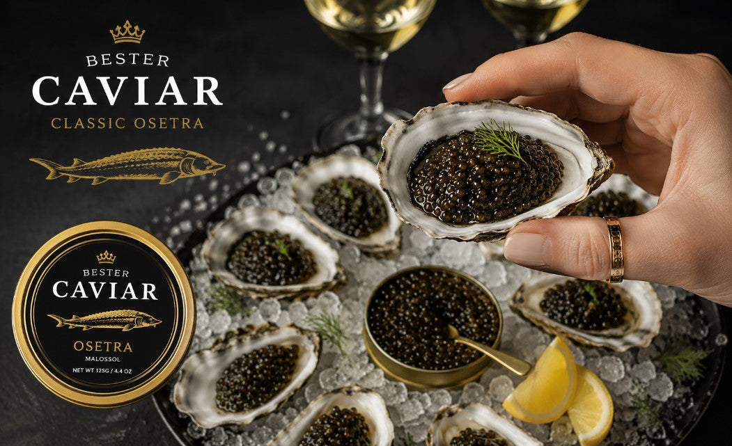 Caviar and Oysters - A Very Bold Combination for Gourmets