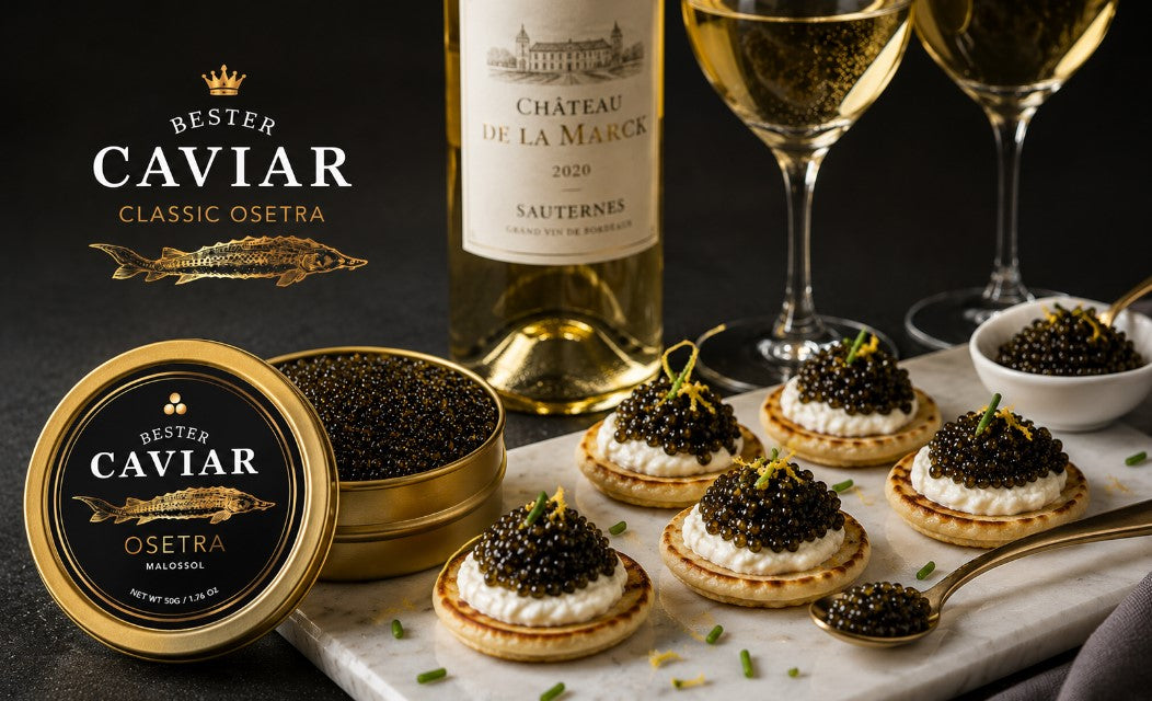 Wine and Caviar: Bester Caviar's Pairing Guide