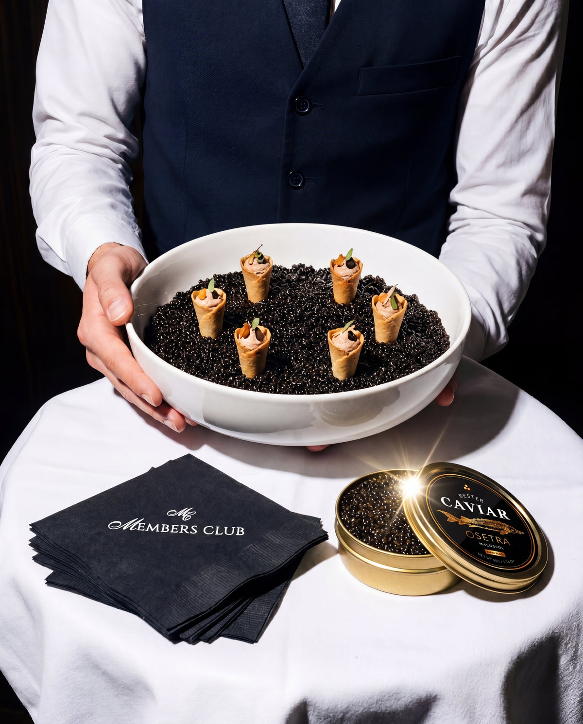 Caspian Osetra Karat Black - Gift Set
