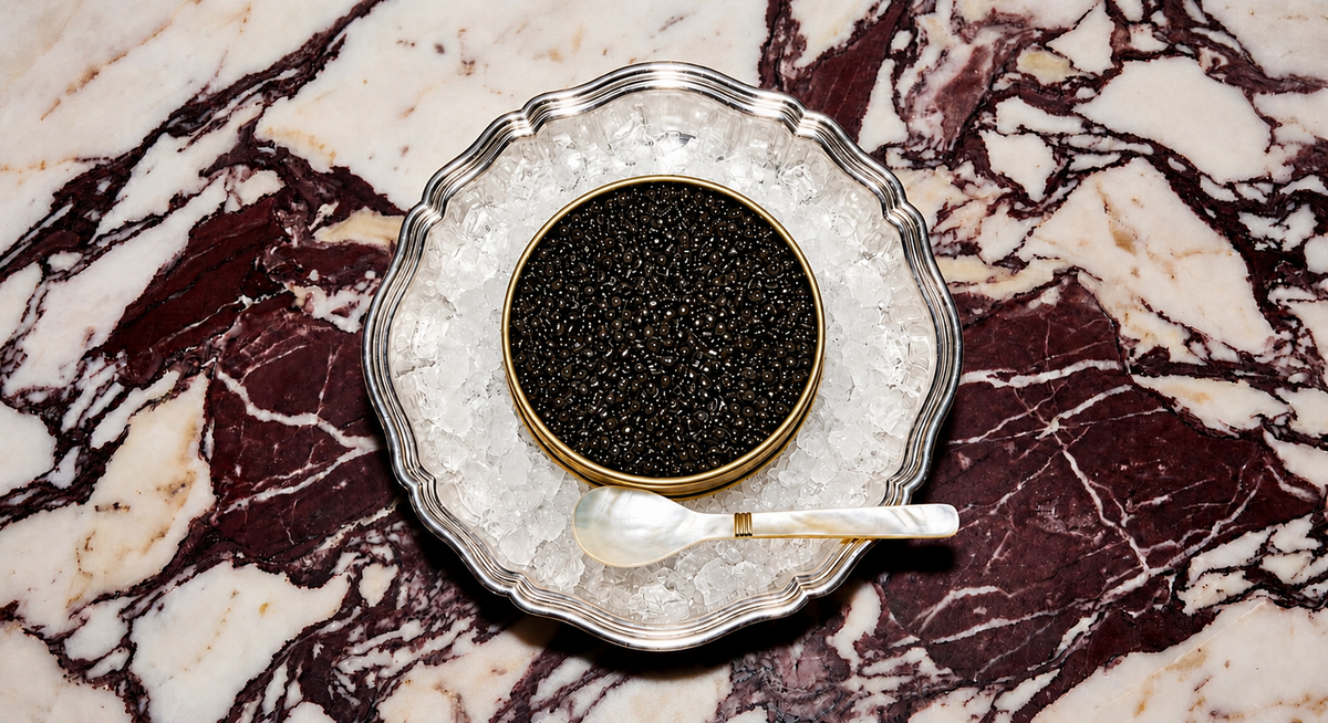 Caspian Osetra Karat Black - Gift Set
