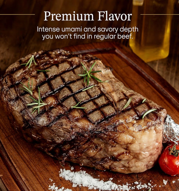 JAPANESE WAGYU BEEF A5 RIBEYE & OSSETRA CAVIAR BUNDLE