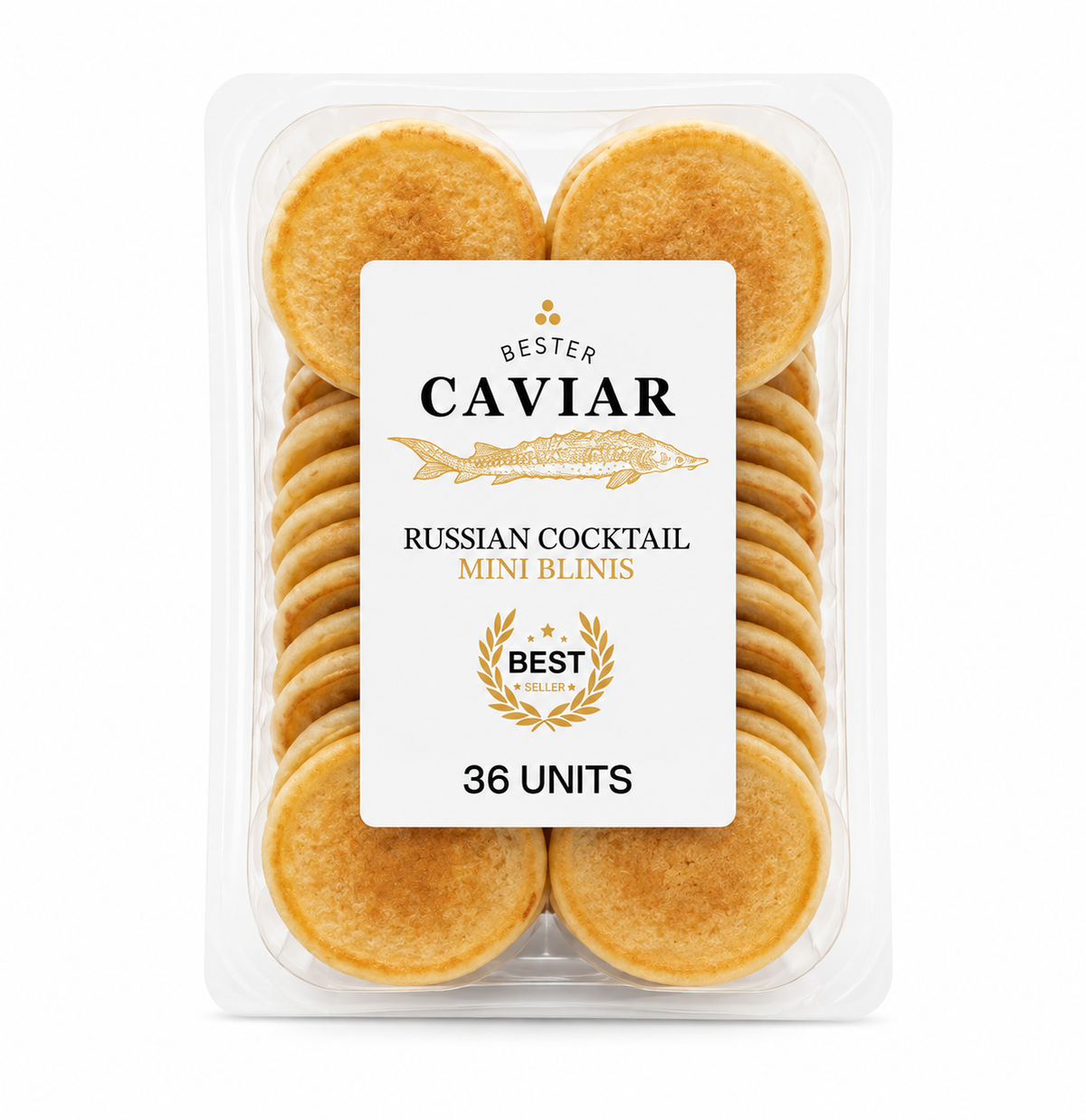 Russian Mini Blinis (36 pieces/pack)