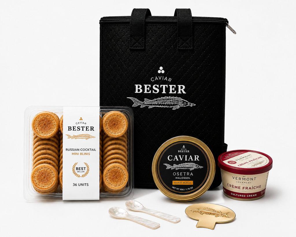 Caspian Osetra Karat Black - Gift Set